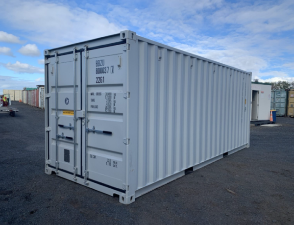 20ft Light Grey One Trip Container - Image 2