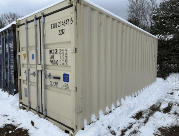 20ft New Beige Shipping Container - Image 2