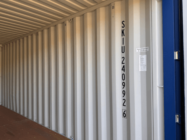 20ft New Blue Shipping Container — Minor Dent - Image 2