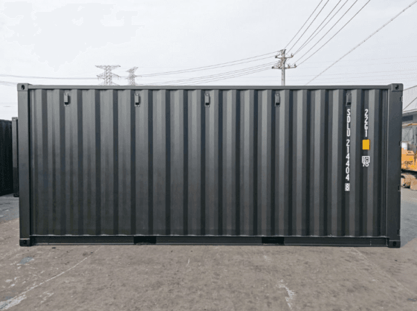 20ft One Trip Container — Black - Image 3