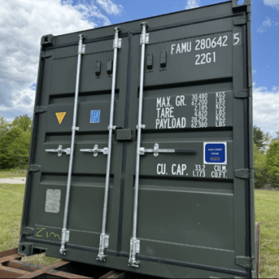 20ft Green Shipping Container — New