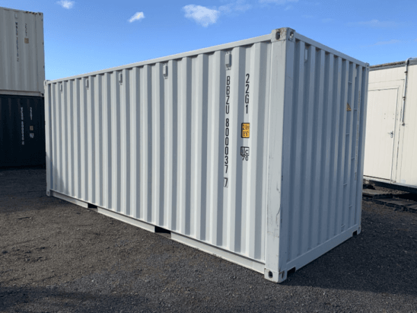20ft Light Grey One Trip Container - Image 3