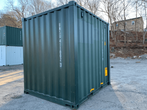 10ft Green High Cube Shipping Container — New - Image 12