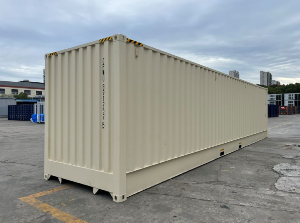 40ft High Cube Open Side Container — Beige - Image 6