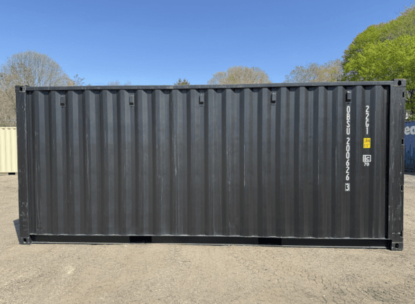 20ft New Black Shipping Container - Image 4