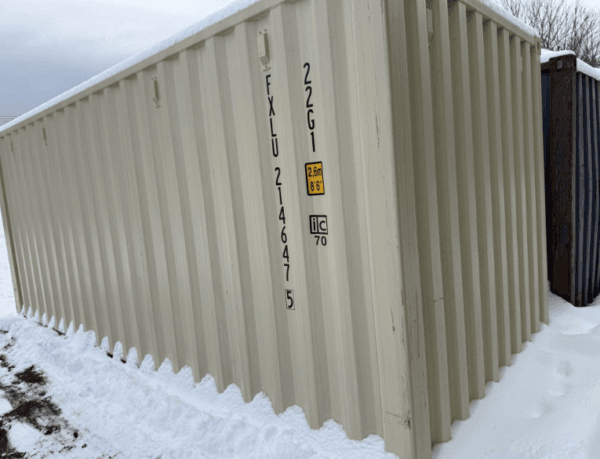 20ft New Beige Shipping Container - Image 3