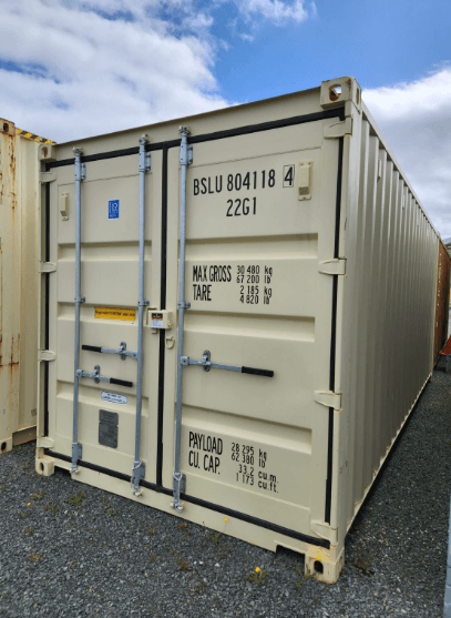 20ft Beige Shipping Container — New / One Trip - Image 4