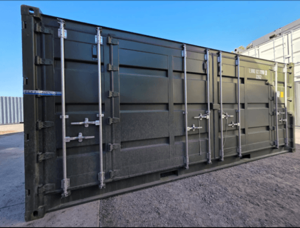 20ft Side Opening Container — Army Green - Image 2