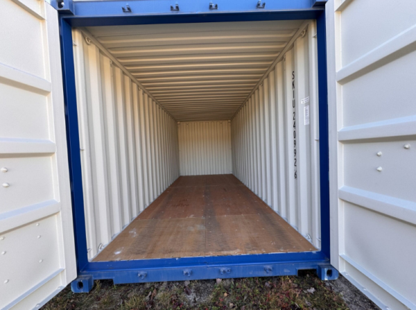 20ft New Blue Shipping Container — Minor Dent - Image 5