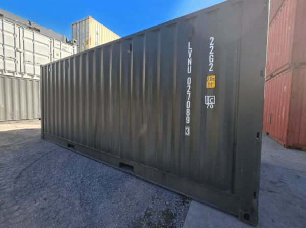 20ft Side Opening Container — Army Green - Image 3