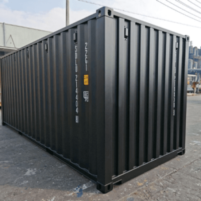 20ft One Trip Container — Black
