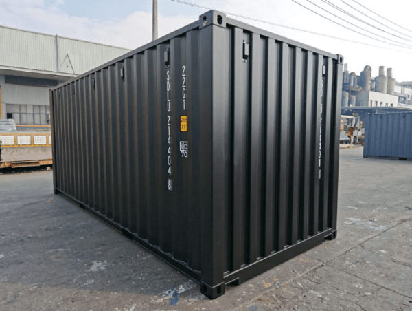 20ft One Trip Container — Black