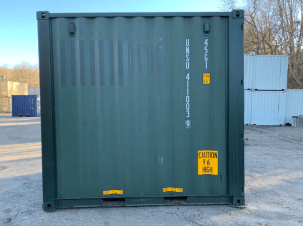 10ft Green High Cube Shipping Container — New - Image 13