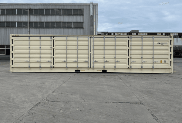 40ft High Cube Open Side Container — Beige - Image 4