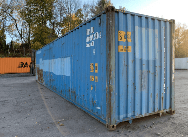 40ft High Cube Container — Used, Blue - Image 6