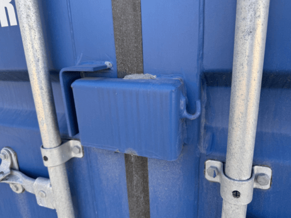 20ft New Blue Shipping Container — Minor Dent - Image 6