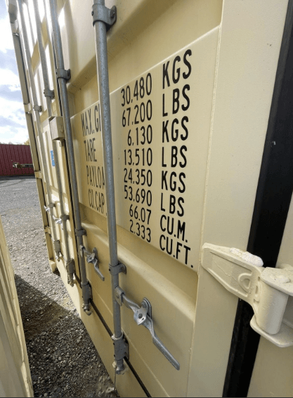 40ft High Cube Open Side Container — Beige - Image 10