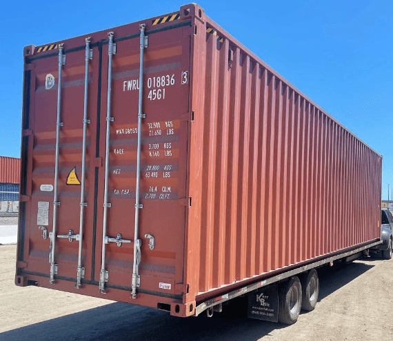 40ft High Cube Open Side Container with Post - Image 2