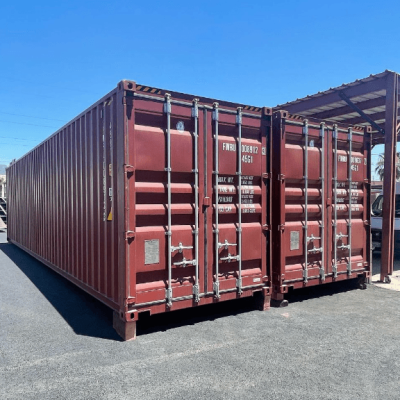 40ft High Cube Open Side Container with Post