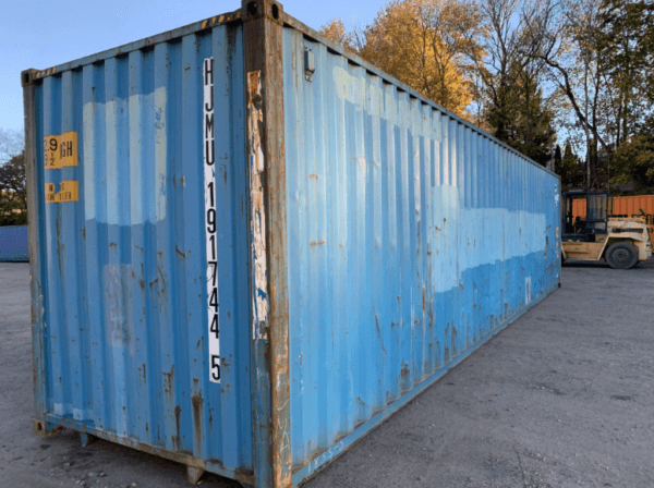 40ft High Cube Container — Used, Blue - Image 8