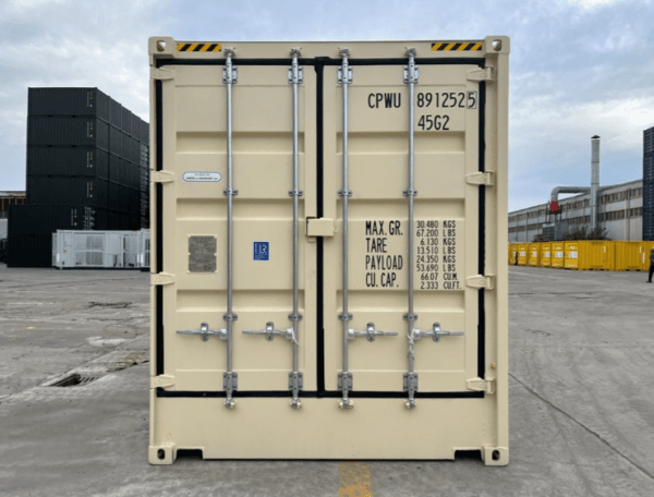 40ft High Cube Open Side Container — Beige - Image 8
