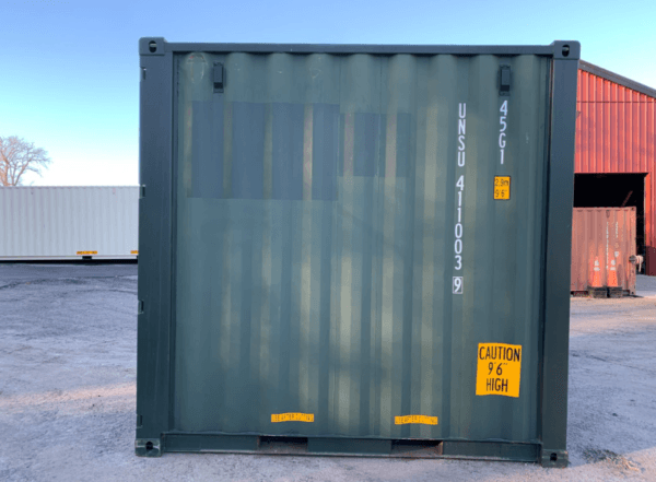 10ft Green High Cube Shipping Container — New - Image 9