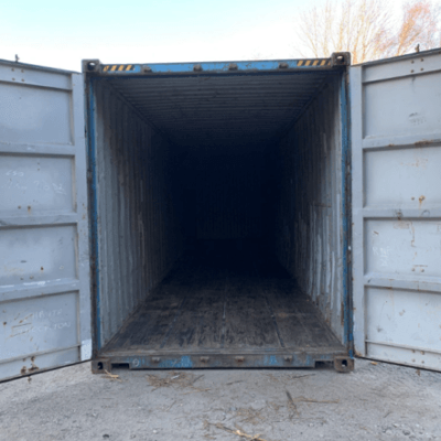 40ft High Cube Container — Used, Blue