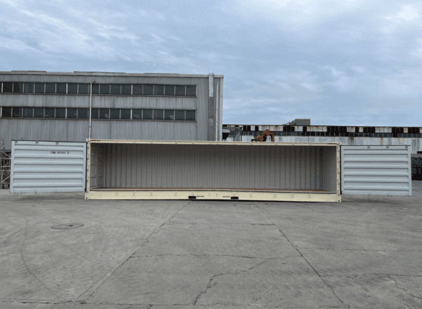 40ft High Cube Open Side Container — Beige - Image 7