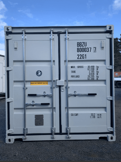 20ft Light Grey One Trip Container