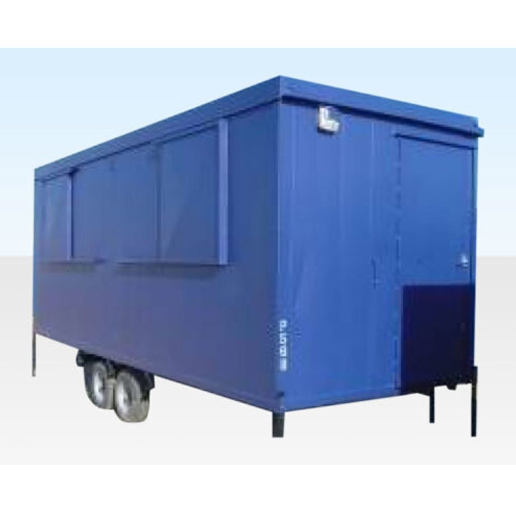 20ft x 7ft 6in Mobile Canteen Cabin — Wheeled - Image 2