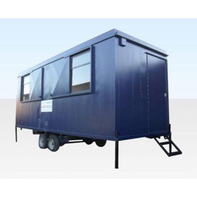 20ft x 7ft 6in Mobile Canteen Cabin — Wheeled