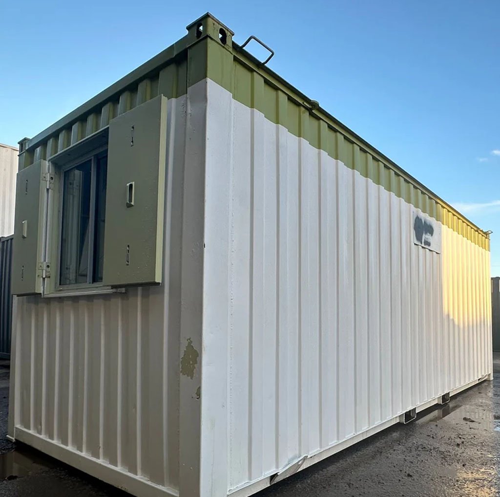 21 x 8ft Customized Container — Kitchenette & Windows