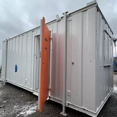 20 x 8ft Office — Open Plan Portable Anti-Vandal Building