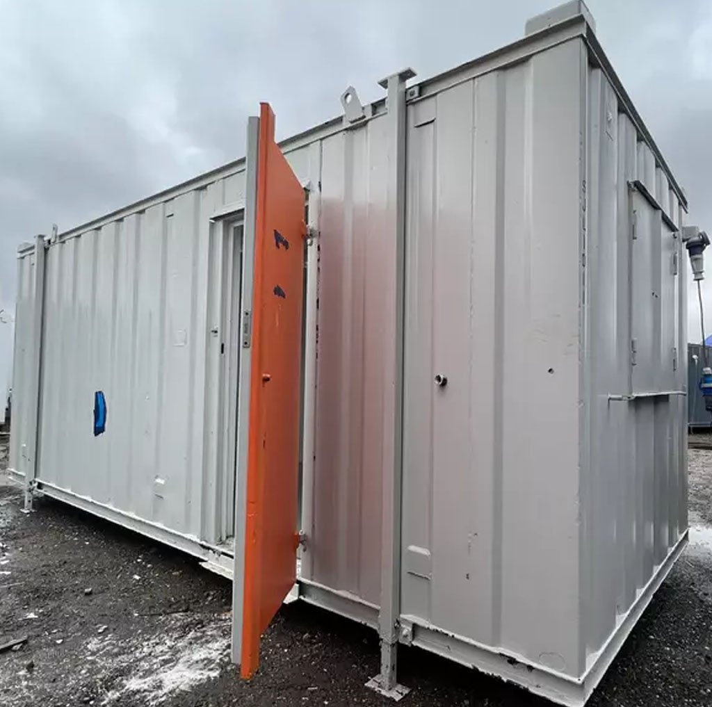 20 x 8ft Office — Open Plan Portable Anti-Vandal Building