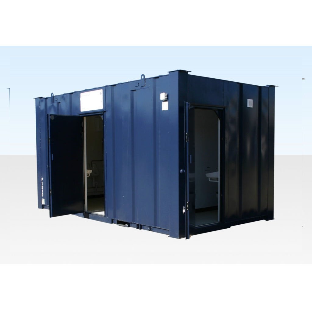 3+1 Steel Toilet Cabin — 16ft x 9ft