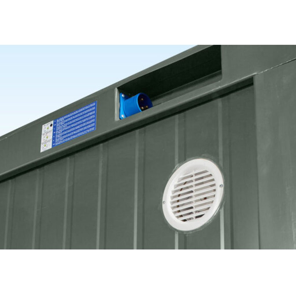 1+1 Double Mains Toilet 8ft x 5ft — Bottle Green - Image 3