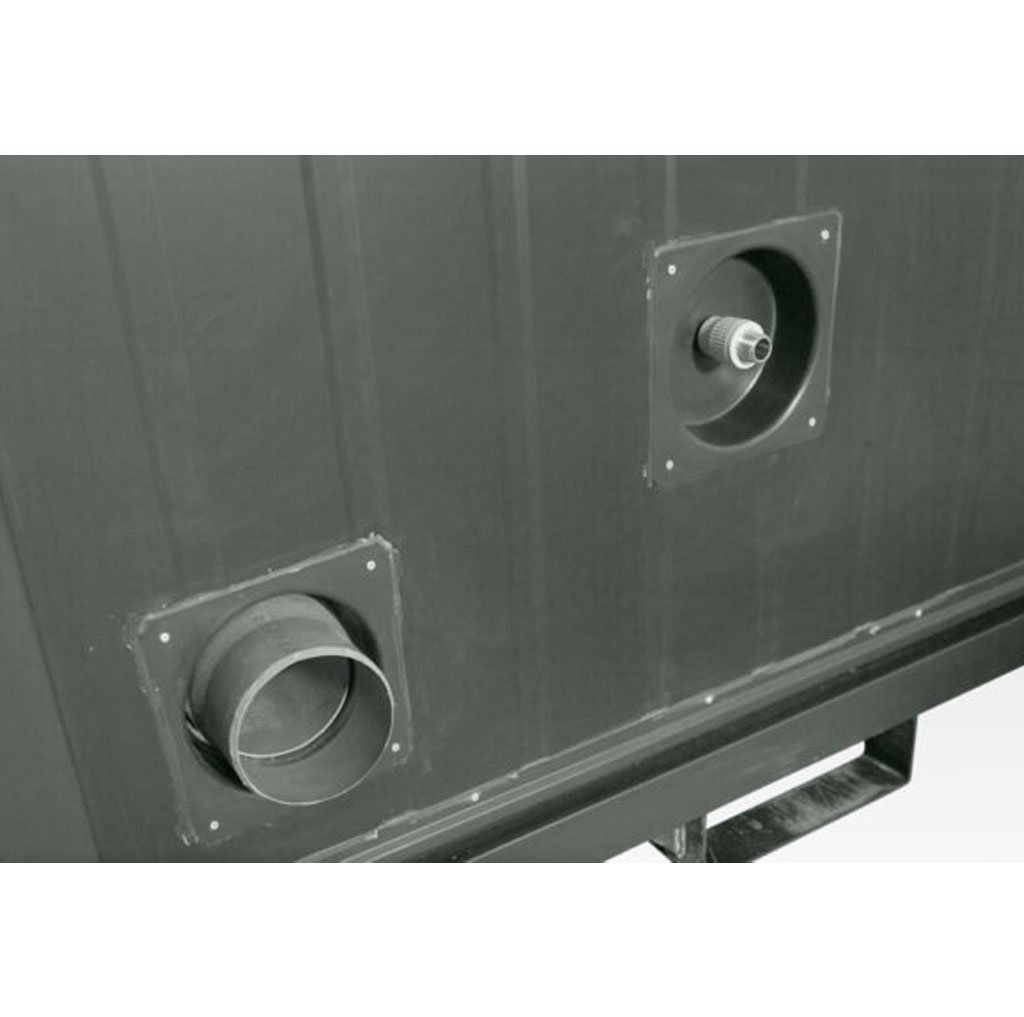 1+1 Double Mains Toilet 8ft x 5ft — Bottle Green - Image 4
