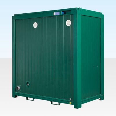 1+1 Double Mains Toilet 8ft x 5ft — Green