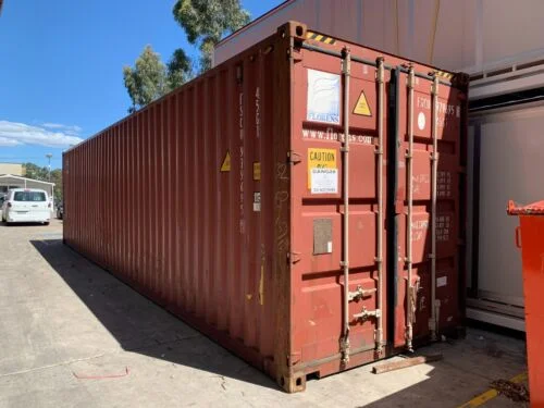 40ft Used Shipping Storage Container — Site Clearance