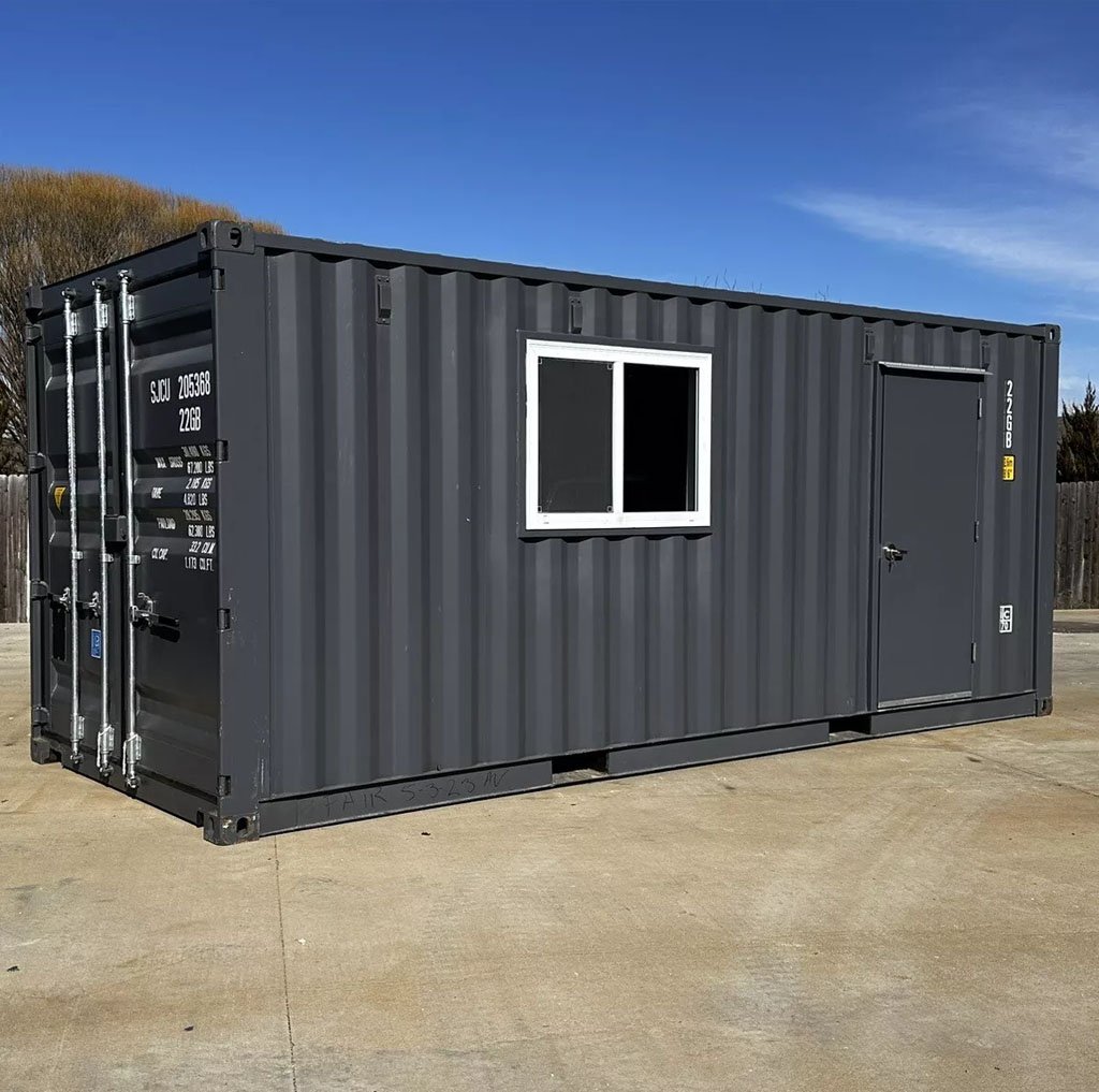 20ft Slate Grey Container Office — 120V with Minisplit - Image 3