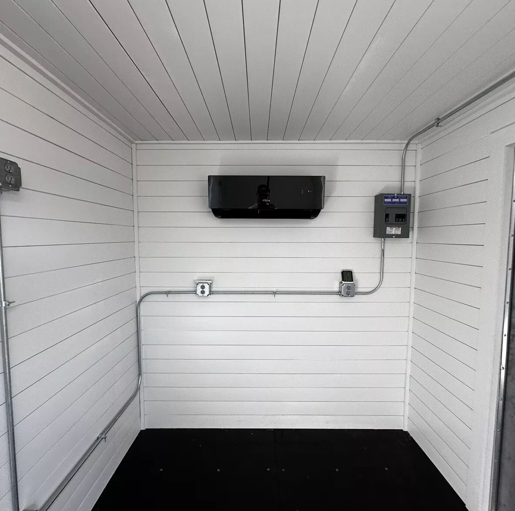 20ft Slate Grey Container Office — 120V with Minisplit - Image 4