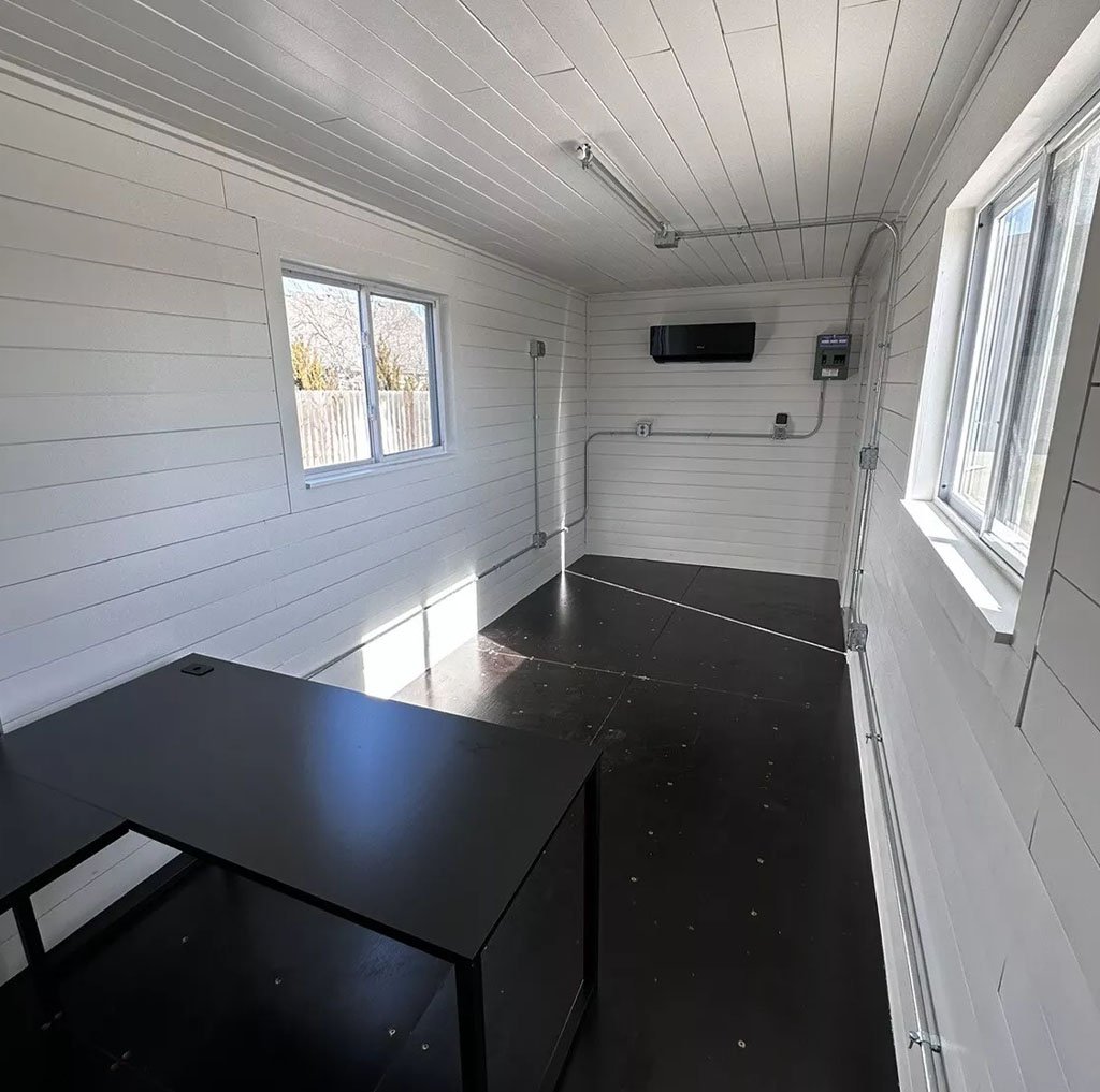 20ft Slate Grey Container Office — 120V with Minisplit - Image 5