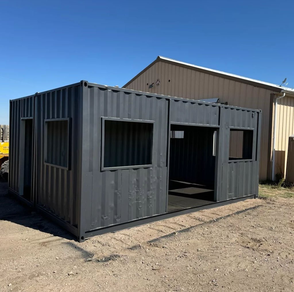 20 x 16ft Modified Shipping Container — ADU / Office