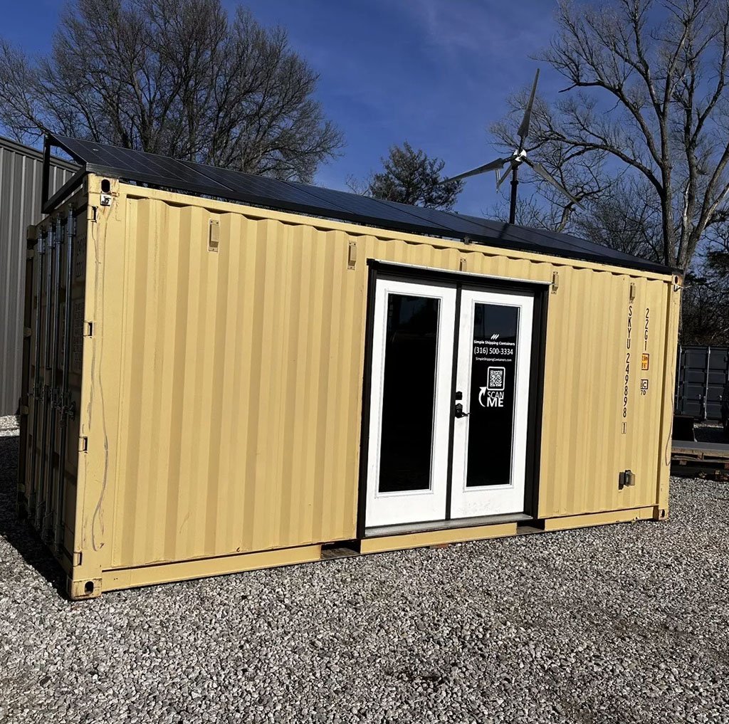 20ft Shipping Container Office — Solar Off-Grid or Grid - Image 2