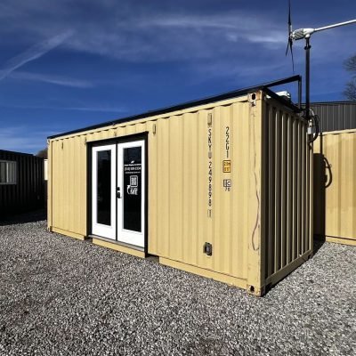 20ft Shipping Container Office — Solar Off-Grid or Grid